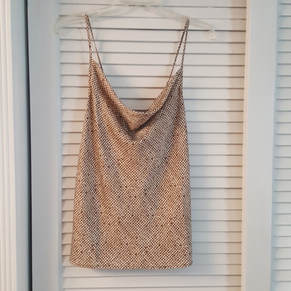 NWT Banana Republic Cowl Neck Tammy Texture Blouse
